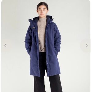 Women's Navy Blue Northlands Hooded Jacket